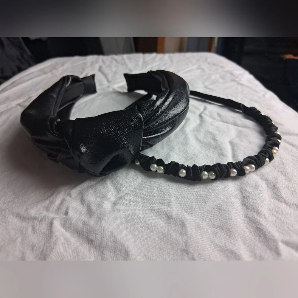 Headband Set with Pearls - Picture 1 of 3